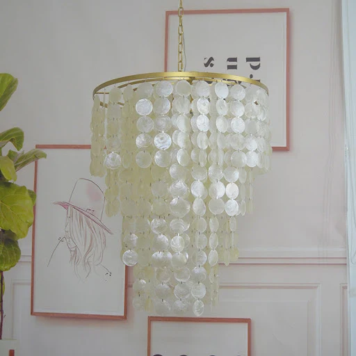 Title 5, Simple Bedroom Shell Chandelier, Eye Protection...