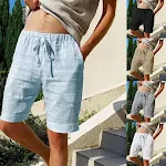 Men's Loose Cotton And Linen Casual Shorts. Experience ultimate comfort and breathability. Perfect for warm weather and — photo 13