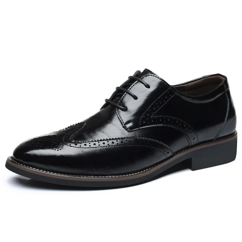 Title 4, Zakelijke casual leren herenschoenen, Europese ...