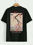 T-shirt Today Tomorrow Tokyo Flower Festival Uomo Moda. Indossa stile e comfort con questa maglietta unica. Perfetta per un look casual e alla moda. — foto 13