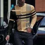 Digital Printed Round Neck Street Casual Sports T-shirt for Men. Comfortable and stylish, perfect for workouts, everyday — photo 5