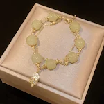 Pulseiras de pérolas de amor de cristal de morango — foto 5
