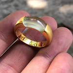 Anel Retro Elegante de Moda Personalidade Luxo Leve para Homens e Mulheres Tendência Estilo Sofisticado e Design Atemporal — foto 5