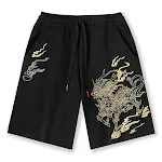 Shorts Bordados Hombre Verano Algodón Puro Delgados Rectos Pantalones Frescos y Cómodos para el Calor Disfruta del Estilo Veraniego — foto 5