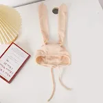 Children's Fashion Solid Color Waffle Bunny Ears Hat — photo 1