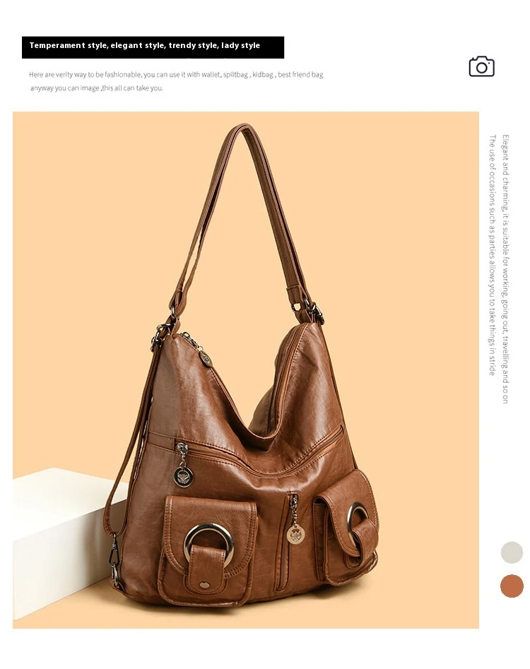 Title 9, Mochila de moda con gran capacidad y textura mo...