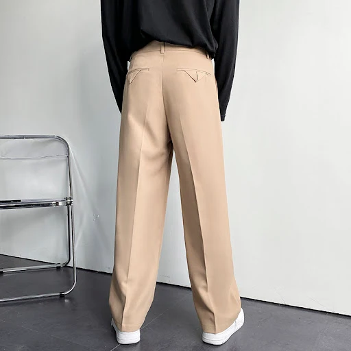 Title 5, Mens wide-leg trousers for spring, summer, and...