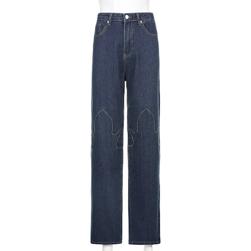 Title 11, Flame Stitching Contrast High-rise Casual Small...