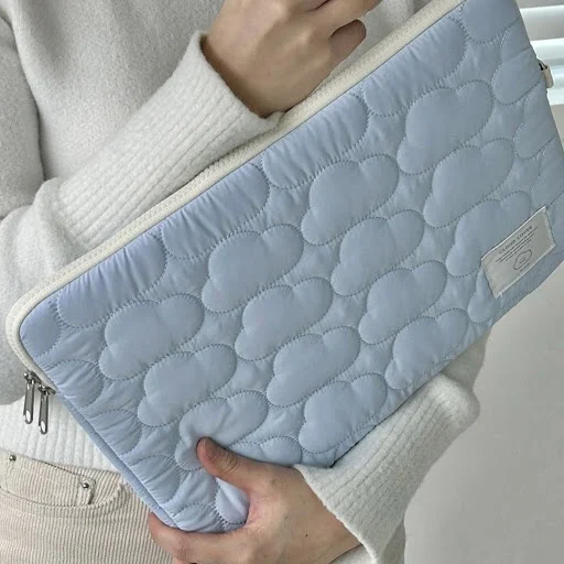 Title 6, Cute Cloud Embroidery Notebook Storage iPad Tab...
