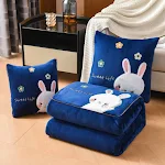 Plush Milk Fiber Pillow Blanket for Ultimate Comfort and Relaxation. Soft, Warm and Perfect for Sleeping or Lounging Any — photo 14