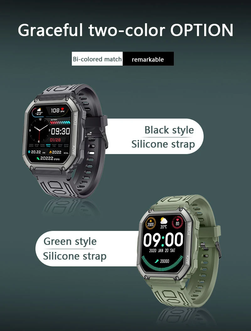 Title 12, KR06 Smart Watch with Bluetooth Call, Three-Pro...