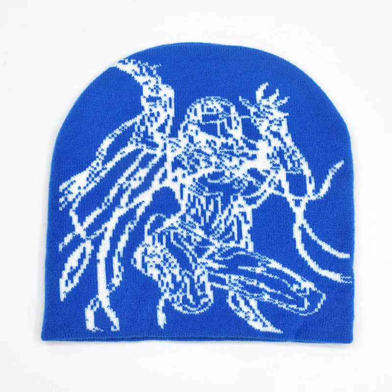 Cold-proof Warm Fashion Jacquard Knitted Hat for winter. Keeps you warm, offers style, and comfortable protection from t — photo 7