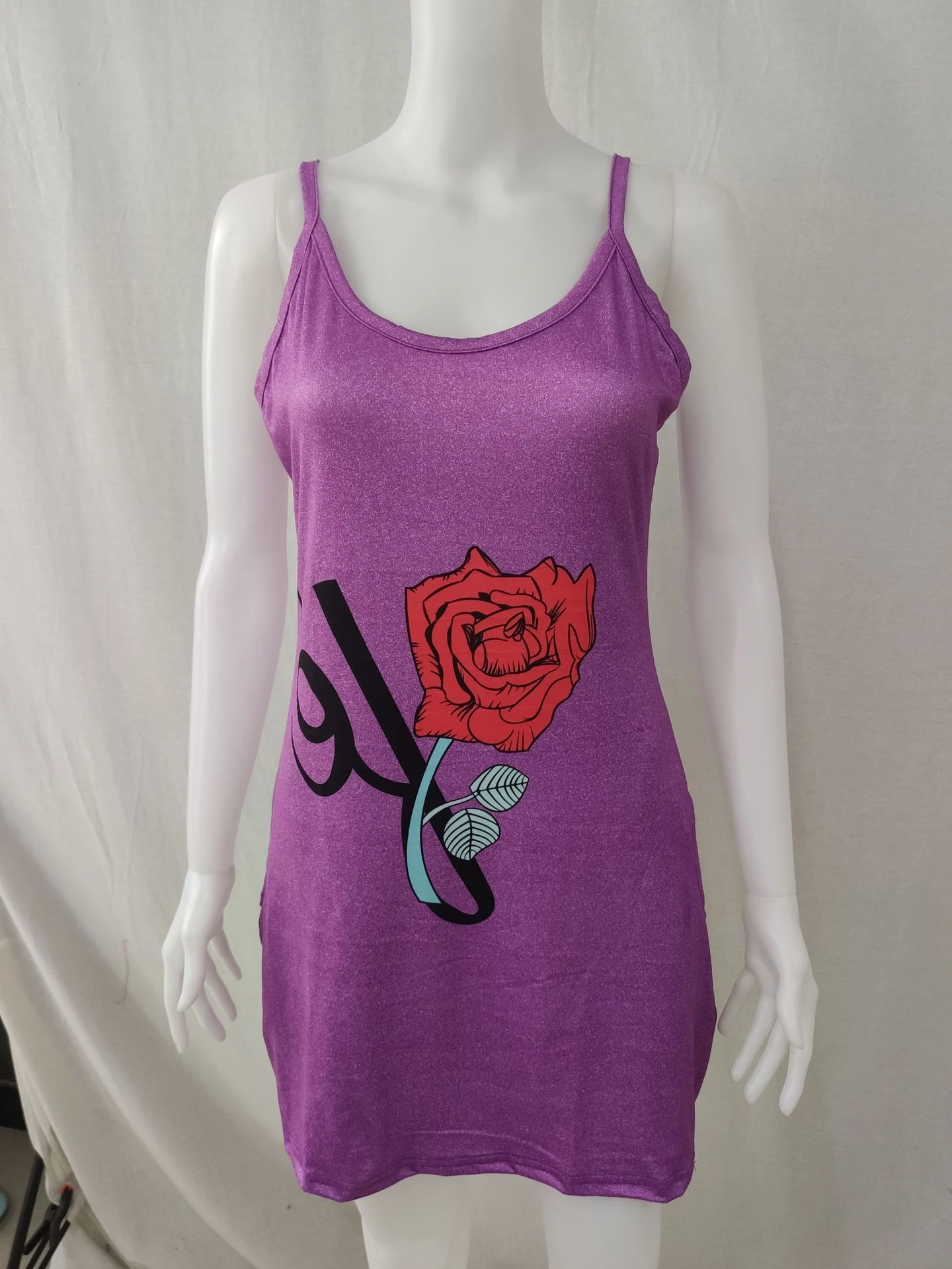 Casual Sleeveless Printed Mini Suspender Skirt With Pockets, perfect for summer. Comfortable and stylish, offering a rel — photo 18