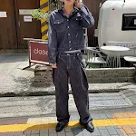 Men's Fashion Personality Denim Loose Coat, providing a comfortable and stylish fit for everyday wear, perfect for casua — photo 3