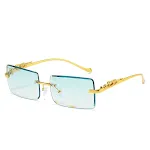 Golden Frame Gradient Green