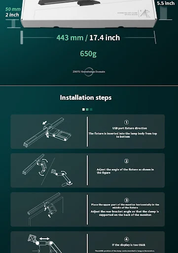 Title 6, Smart Touch Screen Hanging Light, Asymmetric An...
