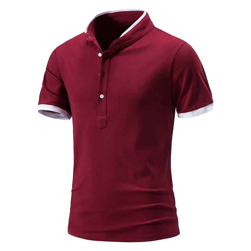 Title 11, New European and American Mens Stand Collar PO...