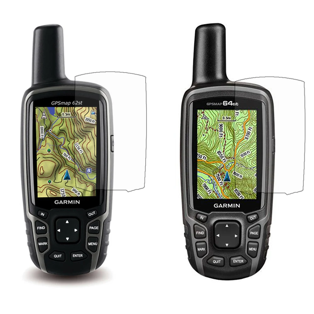 Title 2, Pellicola protettiva per Garmin 62 64 62stc Ast...