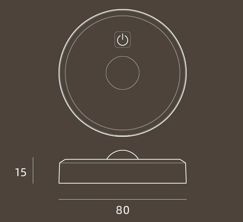 Title 6, LED Small Night Lamp Cabinet Light Battery Powe...