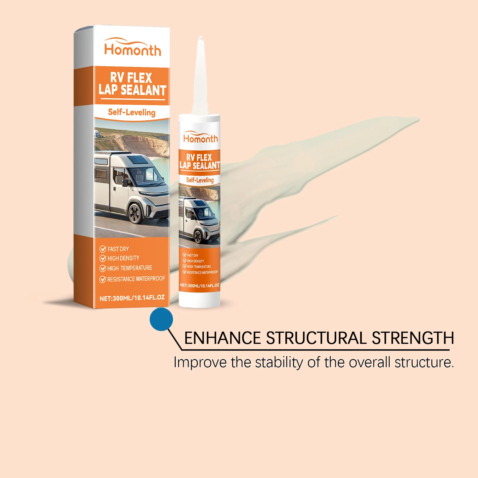 Title 6, RV Roof Car Care Gap Filling Sealant