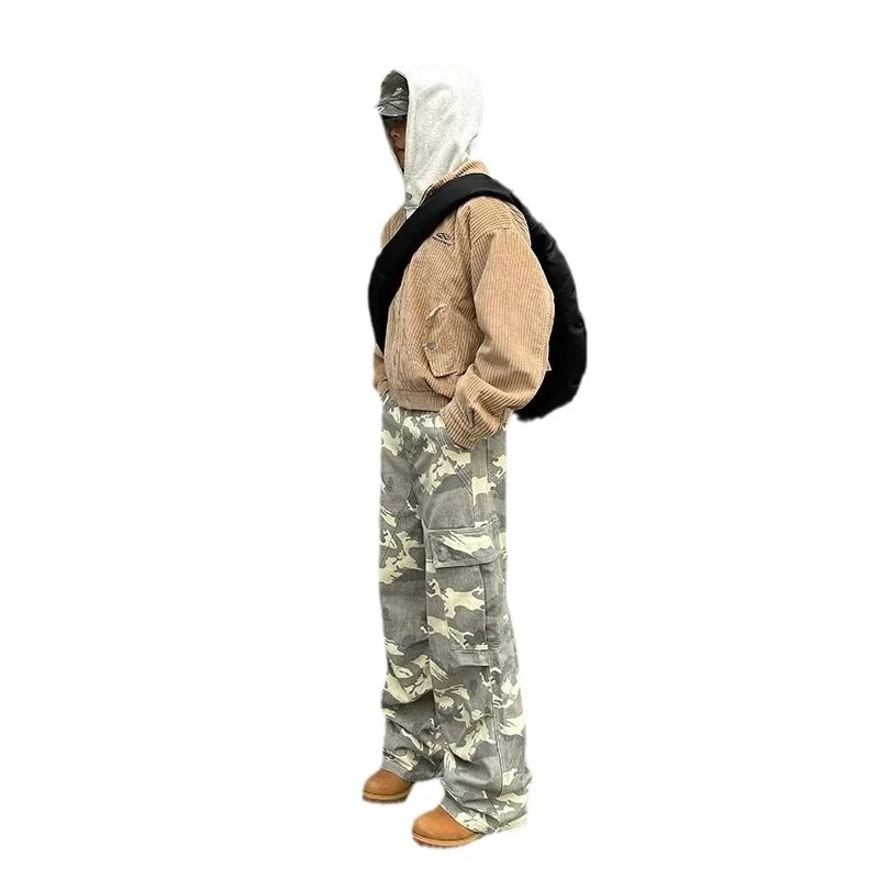 Jeans Camuflaje Hombre Primavera Otoño Elegantes — foto 1