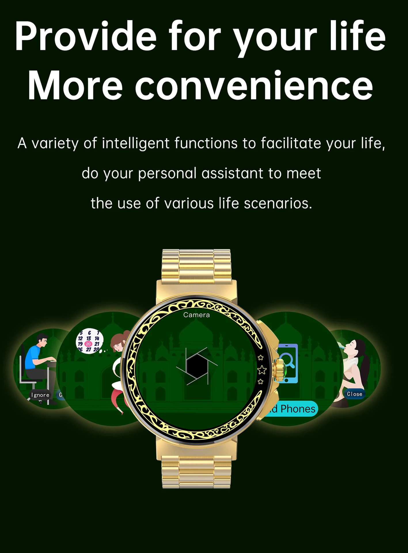 Title 13, Health Monitoring Sports Bluetooth Watch Track ...
