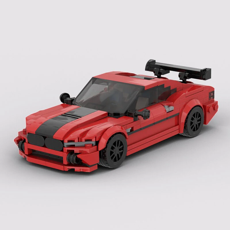 Children's Toy Car Model Sports Car and Small Particle Building Blocks MOC. Educational toys, promotes creativity, build — photo 3