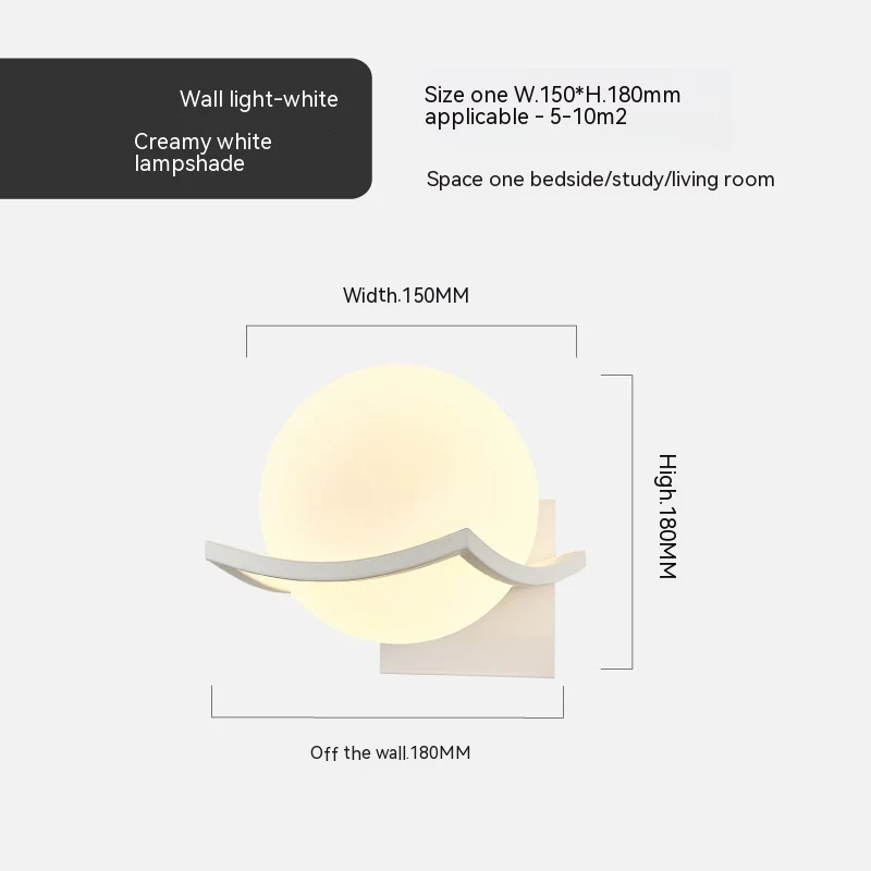 Simple Bedroom Bedside European Wall Lamp. Create a cozy and relaxing atmosphere with this stylish wall lamp, perfect fo — photo 18