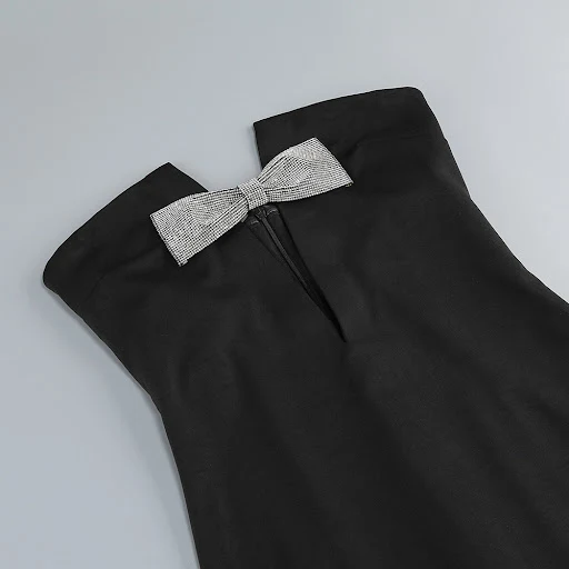 Title 17, Vestido de festa justo, tomara que caia, decote...