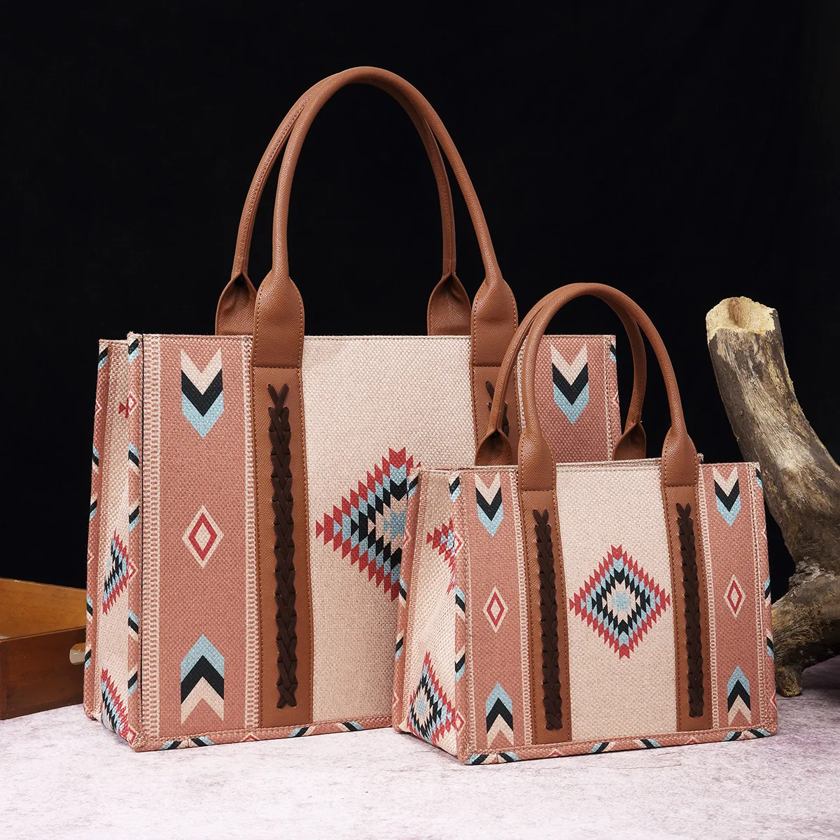 Women's Cotton and Linen Printed One Shoulder Portable Messenger Bag, Stylish and Lightweight, Perfect for Everyday Use — photo 26