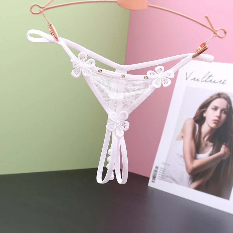 Perizoma giapponese da donna a vita bassa, trasparente e traforato in mesh sottile, per un look sexy e traspirante, perfetto per la lingerie. — foto 4
