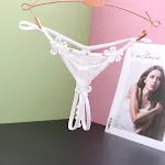 Perizoma giapponese da donna a vita bassa, trasparente e traforato in mesh sottile, per un look sexy e traspirante, perfetto per la lingerie. — foto 4