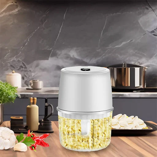 Title 10, USB Rechargeable Electric Garlic Press Portable...