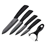 3 4 5 6 Inch Ceramic Fruit Knife and Melon Planer Set. Precise slicing and planing for all your fruit cutting needs. — photo 1