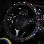 Glitter Sequin Elastic Car Steering Wheel Cover Without Inner Ring. Provides Colorful and Comfortable Grip. Easy to Inst — photo 5