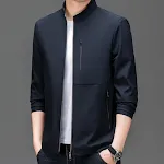 Men's Solid Color Jacket High-grade Trendy Casual. Perfect for Everyday Wear Providing Comfort and Style for a Modern Lo — photo 7