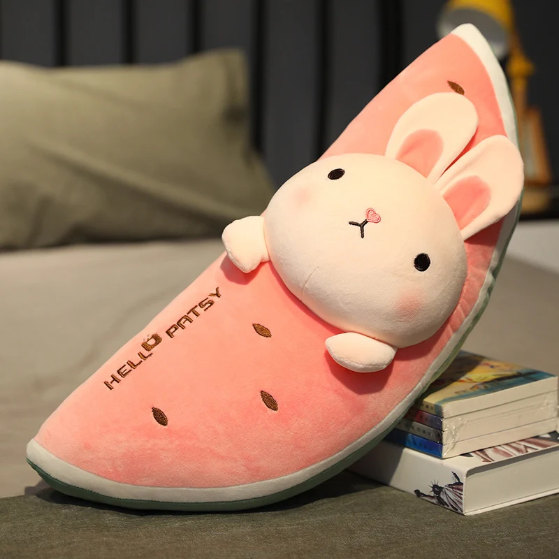 Title 3, Super cute animal watermelon pillow. Soft, cudd...