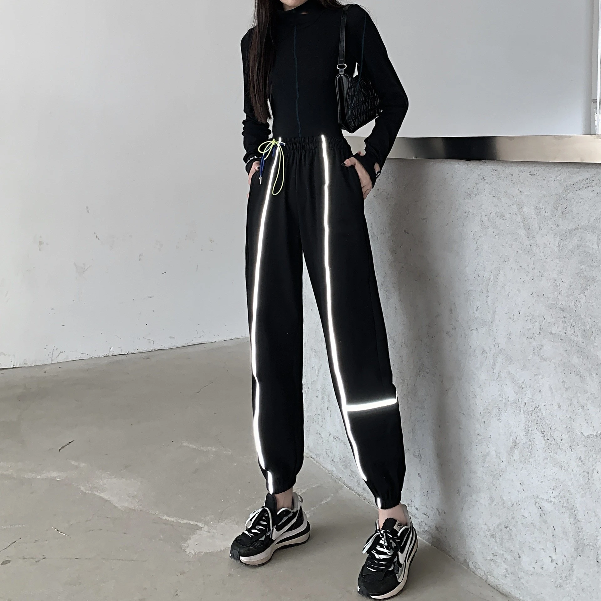 Title 4, Cintura Alta para Mujer Slim Drawstring Guards ...