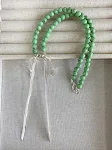 Colar de laço turquesa vintage feminino. Um acessório charmoso e elegante para mulheres. Adicione um toque de cor e estilo ao seu visual com este colar único. — foto 7