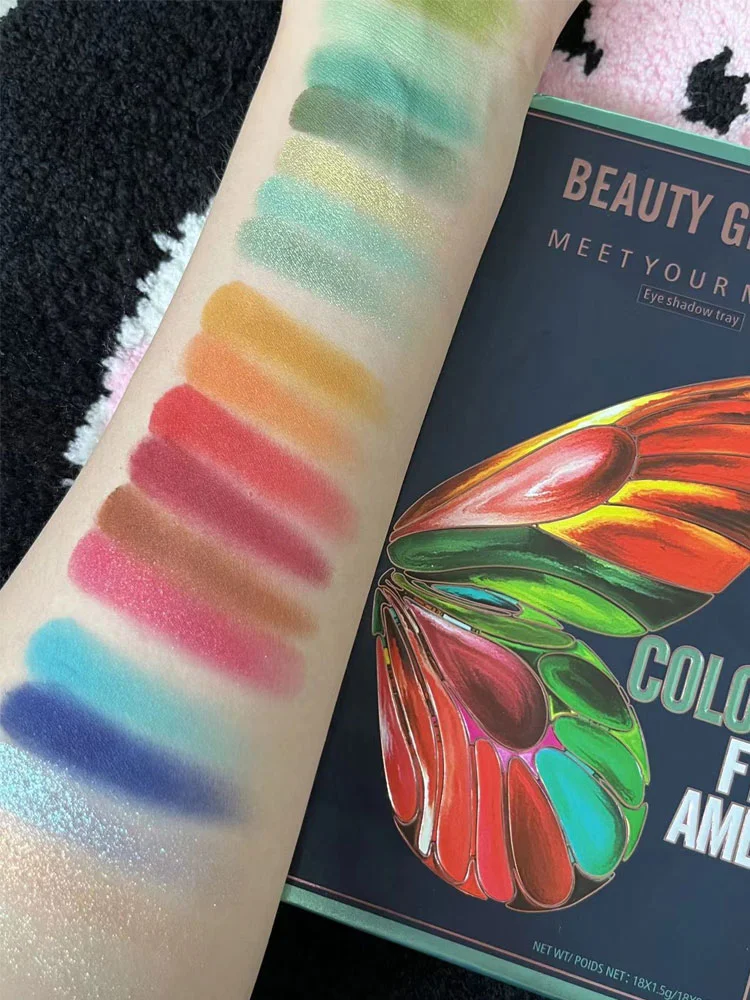 Title 5, Color Eyeshadow Palette Stage Makeup with Sequi...