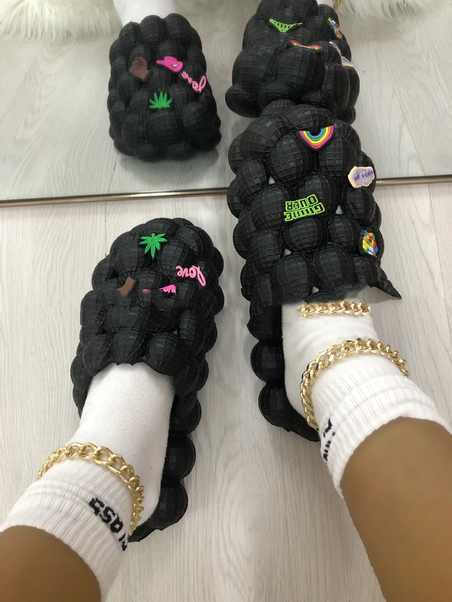 Sandalias Creativas de Maní para Masaje para Mujeres Europeas y Americanas Comodidad y Bienestar en Cada Paso — foto 11