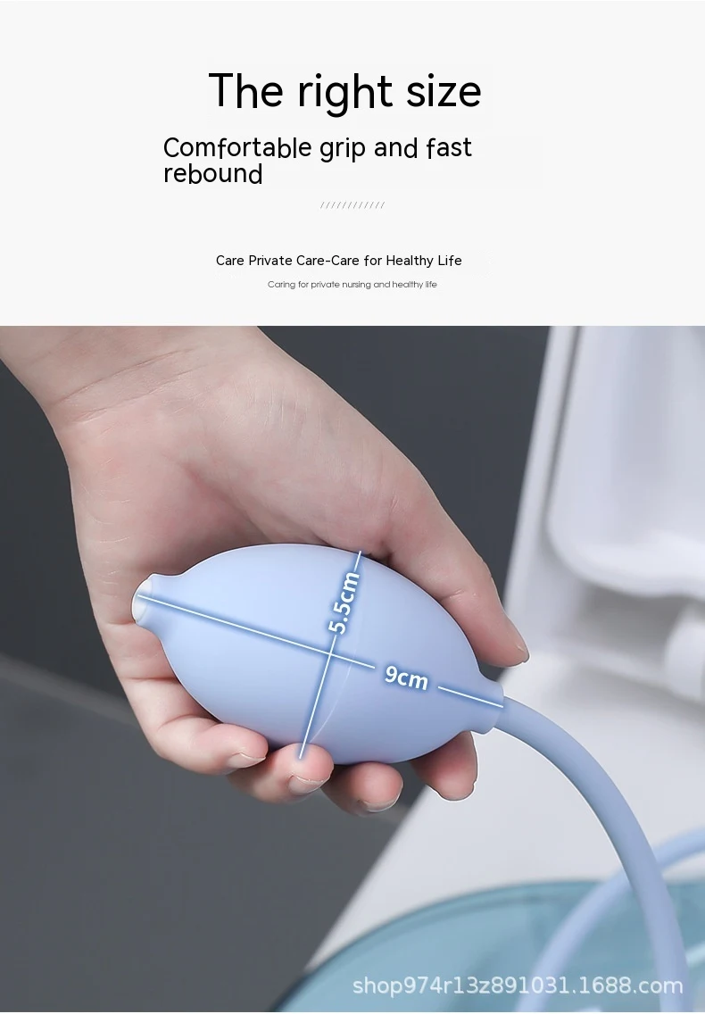 Squeeze Jet waterspuit voor wastafelreiniging, met rook wasbal en accessoires, geconfinieerd, voor optimale hygiëne en schoonmaak. — foto 11