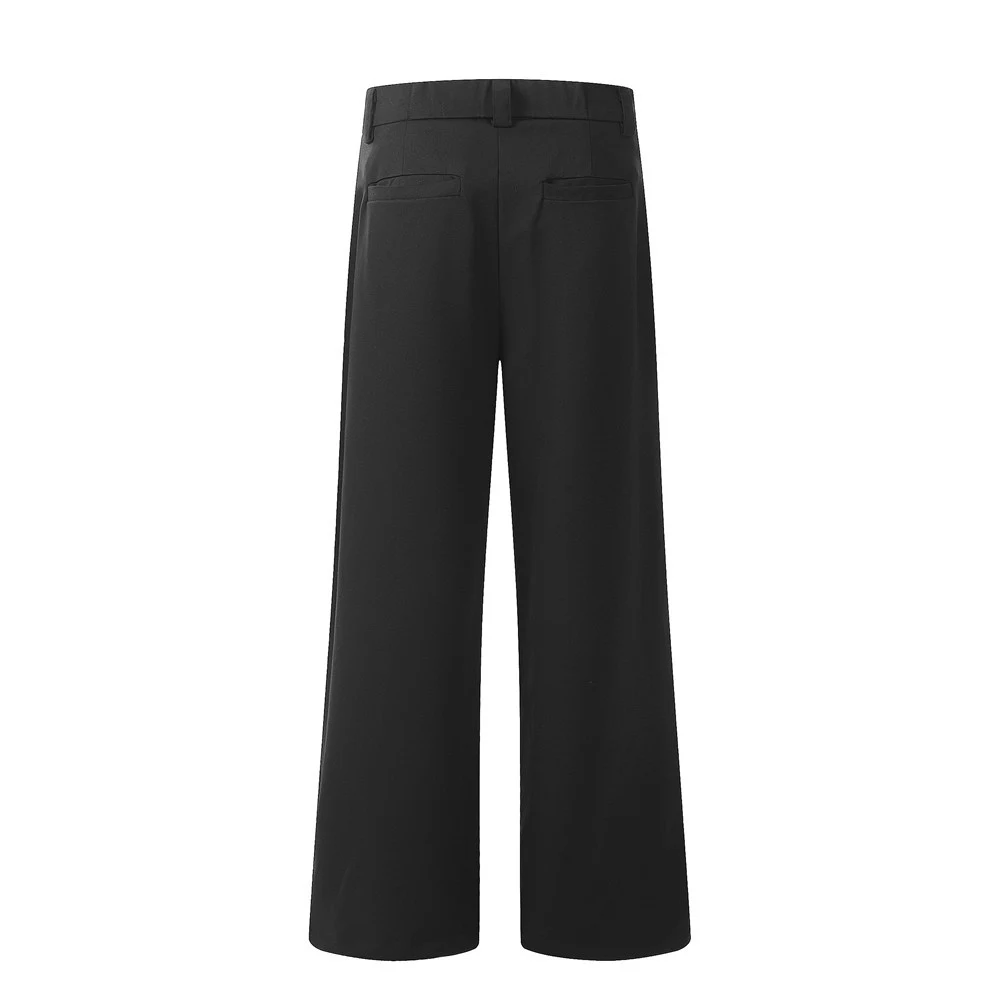 Mode losse coole herenbroeken, ideaal voor een casual en relaxte look. Comfortabel en stijlvol voor dagelijks gebruik. De perfecte broek voor heren. — foto 8