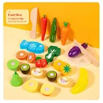 Children's Puzzle Fruit Cut Suit, promotes fine motor skills and fruit recognition, safe and fun educational toy for kid — photo 14