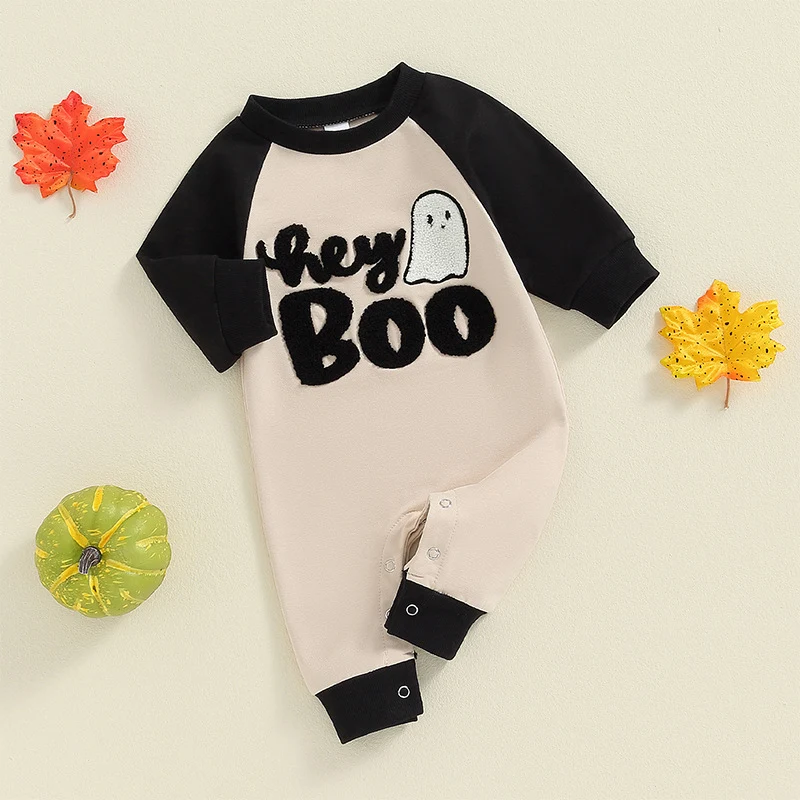 Barboteuse Longue Halloween Bébé Assortiment de Couleurs Combinaison Confortable Parfait pour Déguisement et Fêtes Costume Amusant et Sécurisé — photo 6