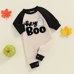 Barboteuse Longue Halloween Bébé Assortiment de Couleurs Combinaison Confortable Parfait pour Déguisement et Fêtes Costume Amusant et Sécurisé — photo 6