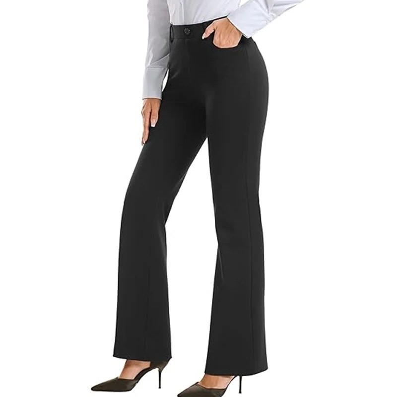 Ladies Belt Pocket Slip-on Regular Casual Pants, Effortless Style and Comfort for Everyday Wear, Easy to Slip On and Go — photo 3