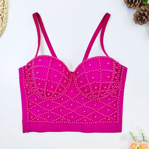 Title 6, Womens Fashionable Elegant Pearl Spaghetti-str...