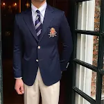 Blazer de terno masculino estilo universitário, ideal para diversas ocasiões. Conforto e elegância para o dia a dia e eventos formais. — foto 4