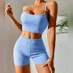 Tutina Sling Fashion per Yoga ed Esercizi. Comfort e Stile per i Tuoi Allenamenti. Tessuto Traspirante e Flessibile. Perfetta per Movimenti Fluidi e Dinamici. — foto 5